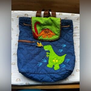 Stephen Joseph Dinosaur Quilted Backpack - toddler-sized.